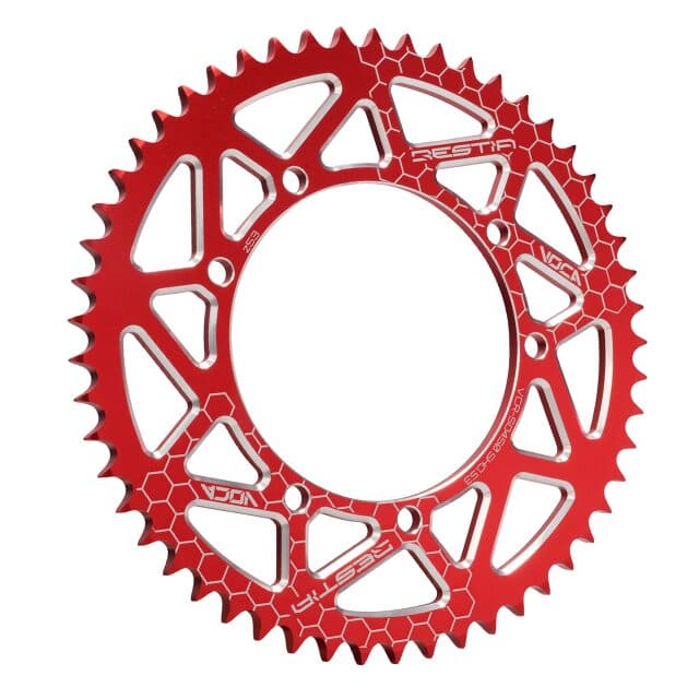 VCR-SD450.SHO.53/RE Corona Sherco SM-R 50cc 53 denti - 428 Alu rosso, COD: VCR-SD450.SHO.53/RE