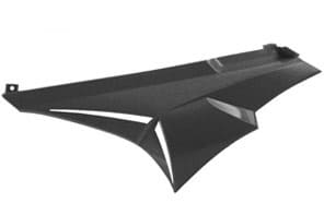 A350000D Left side panel, Derbi Senda DRD/Xtrem (after '03) black