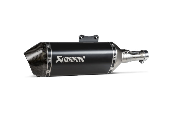 AK-S-VE125SO3-HZBL Akrapovic Slip-On Exhaust Vespa Primavera 125cc 2021 - 2022 Black