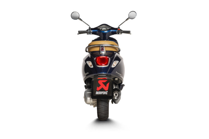 AK-S-VE125SO3-HZBL Scarico slip-on Akrapovic Vespa Primavera 125cc 2021 - 2022 nero - Billaricambi SRLS