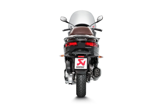 AK-S-PI4SO3-HRSSBL Scarico slip-on Akrapovic Piaggio MP3 400 nero - Billaricambi SRLS