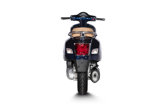 AK-S-VE3SO10-HZDFBL Akrapovic Slip-On Exhaust Vespa GTS 300 after 2021 Black