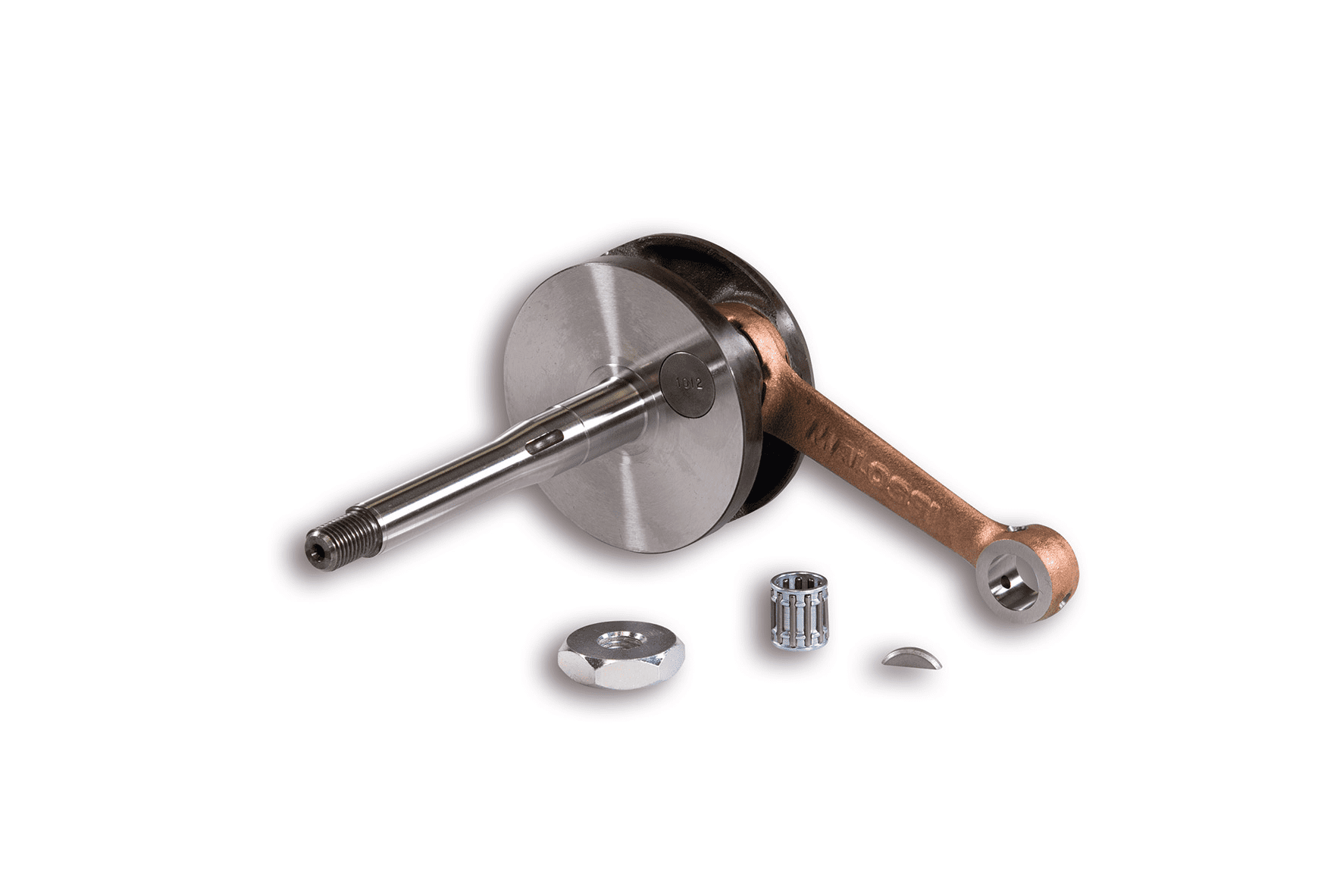537313 albero motore malossi piaggio ciao 50 sp. d. 10 corsa 43 mm