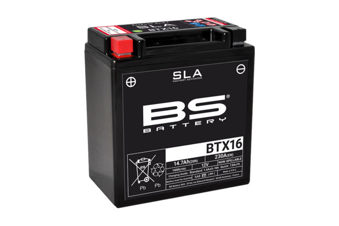 BS-300763 SLA Battery BS Battery BTX16 12V - 14.7Ah