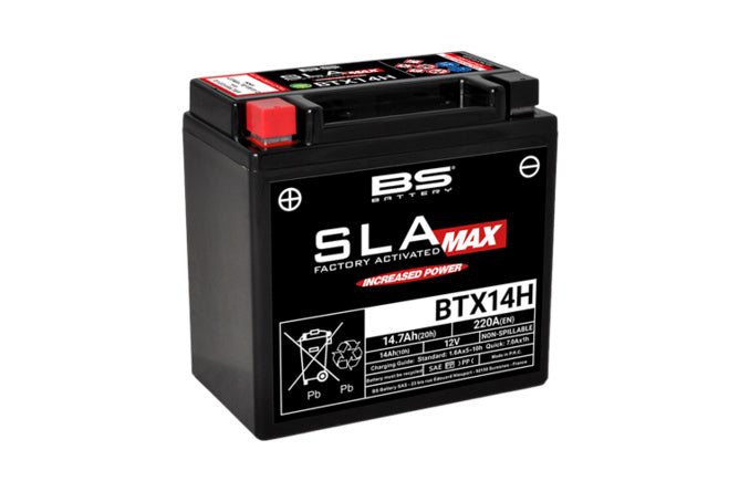 BS-300887 SLA Max Battery BS Battery BTX14H 12V - 14.7Ah