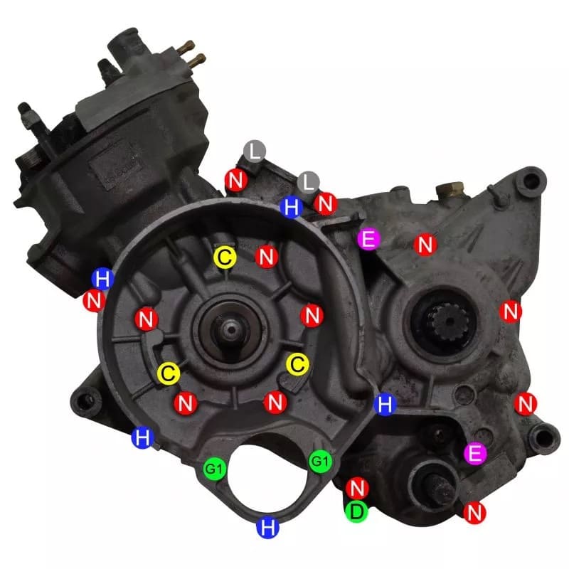 EB545 Easyboost AM6 Engine Screw Set
