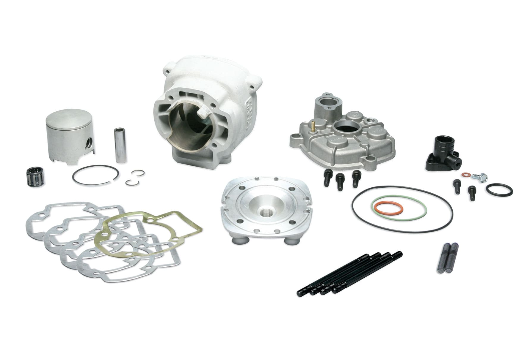 3113030 Malossi MHR Big Bore 7T 77cc Cylinder Kit D.50 Stroke 39.3 Connecting Rod 85 Piaggio H2O Sp.12 Aluminium