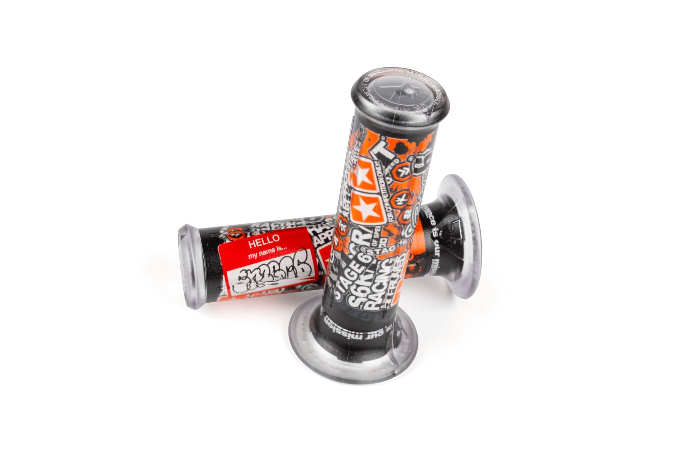 S6-195020/BK Manopole Stage6 StickerBomb Nero / Arancione, COD: S6-195020/BK