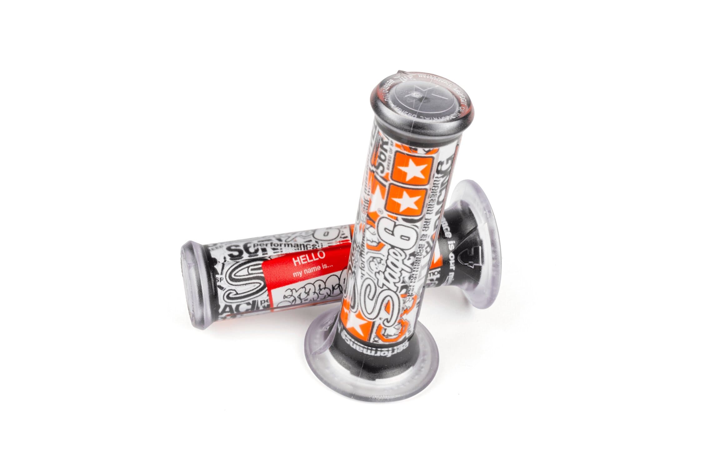 S6-195020/WH Manopole Stage6 StickerBomb Bianco / Arancione, COD: S6-195020/WH