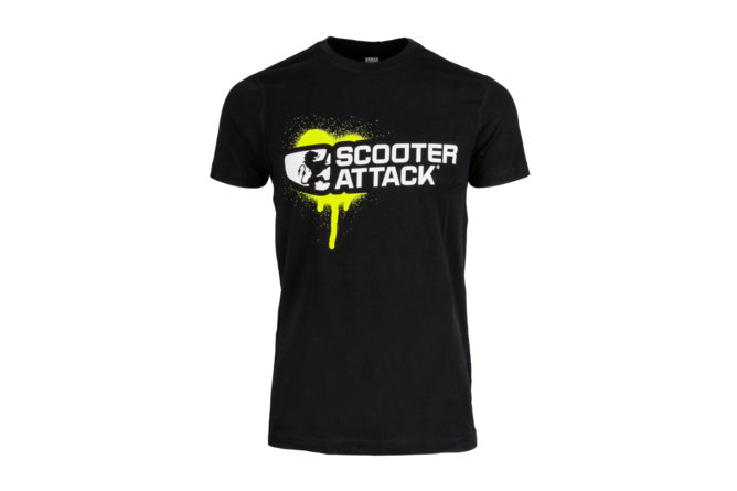 L-SA09003/XL Scooter-Attack T-shirt black / green XL
