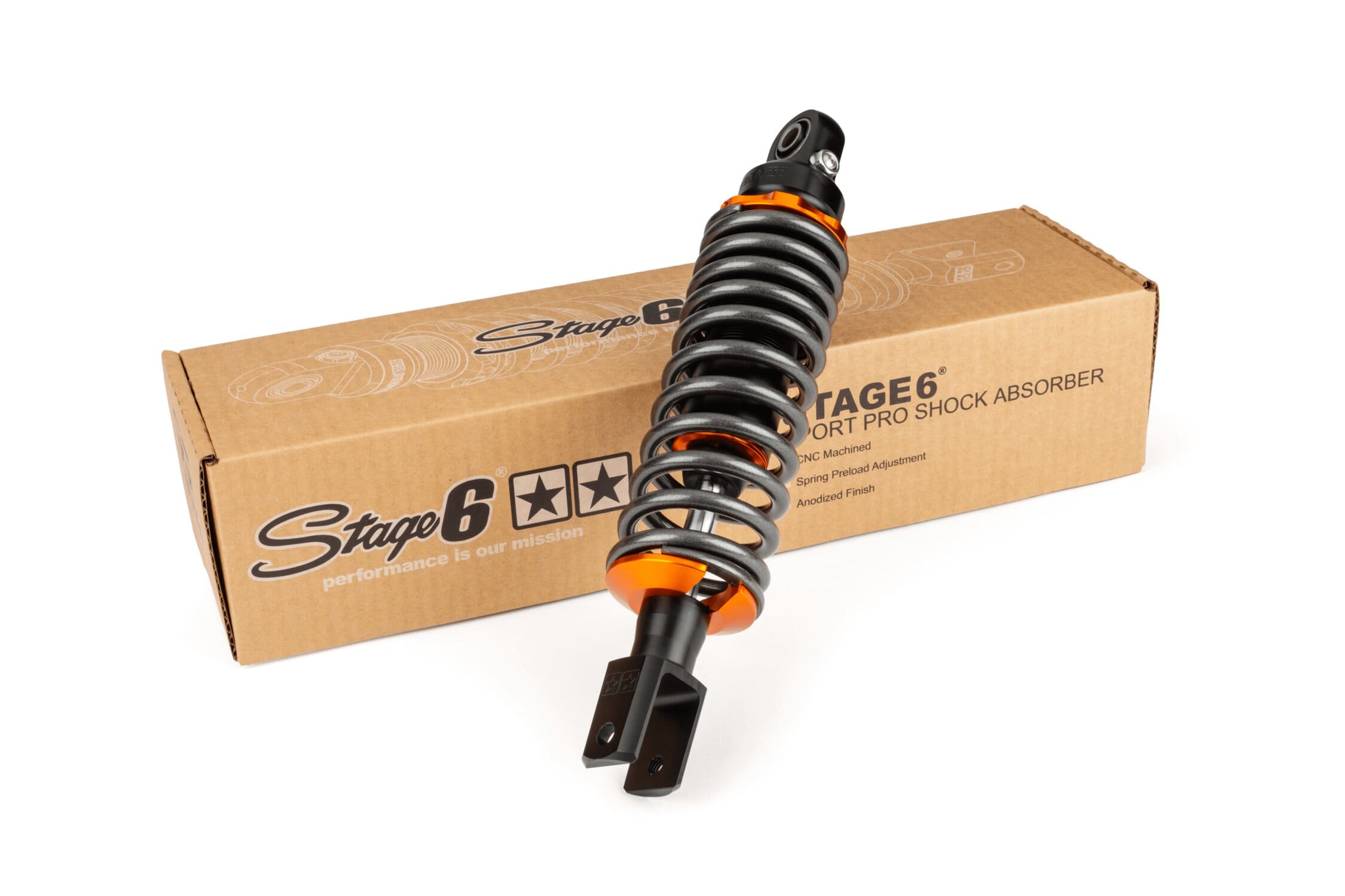 S6-14616614 Ammortizzatore posteriore Minarelli e Peugeot Stage6 Sport Pro 280mm, COD: S6-14616614