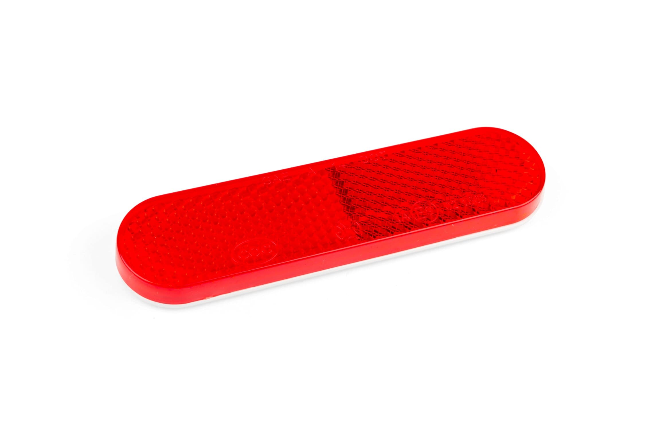 STR-690.21/RE Riflettore rosso autoadesivo 95x25mm, COD: STR-690.21/RE