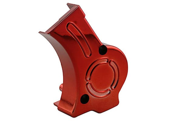 STR-542.55/RE Coperchio Pompa Olio STR8, Derbi EBE / EBS rosso, COD: STR-542.55/RE