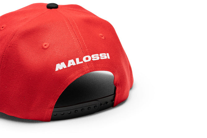 M4120011.R0 Cappellino snapback Malossi nero / rosso