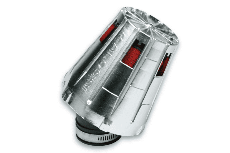 043296.w0 red filter e5 air filter with d.38 for phbl 20÷25 carburetors with chrome cap