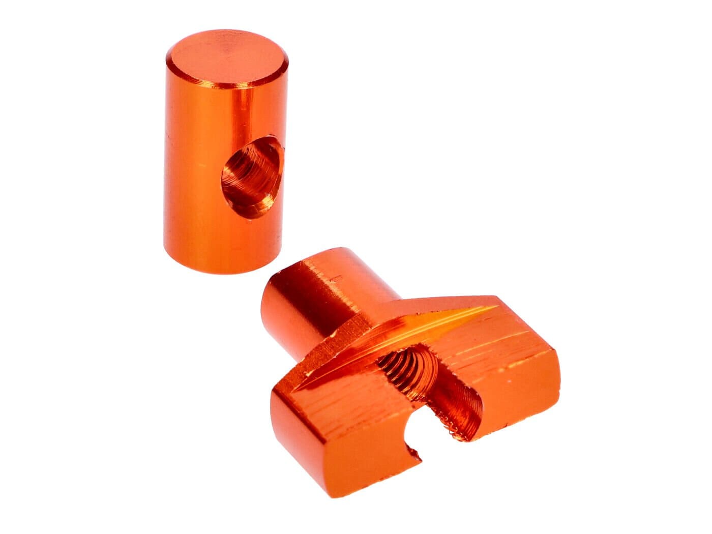 STR-559.01/ORA Set regolatore cavo freno M6 alluminio arancio, COD: STR-559.01/ORA