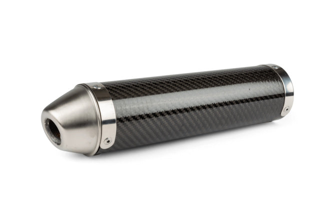 GIA34078HF/CA Scarico con silenziatore Giannelli Enduro carbon Derbi Senda X-Treme