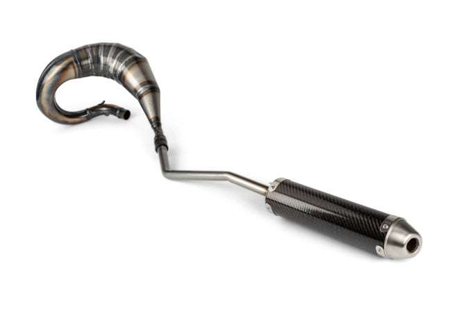 GIA34078HF/CA Scarico con silenziatore Giannelli Enduro carbon Derbi Senda X-Treme