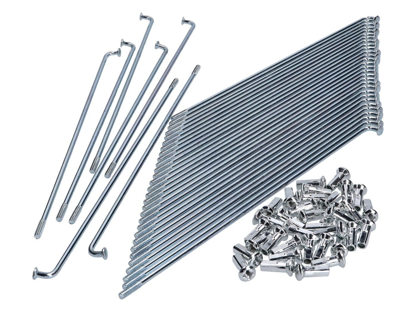 MOF-44256 Set di raggi 2,9x190 17” 36 pezzi con nipplo Puch / Sachs / Kreidler / Zündapp, COD: MOF-44256
