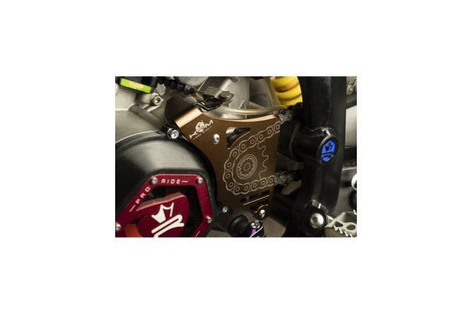 KR807F Protezione pignone con stop bielletta frizione bronzo