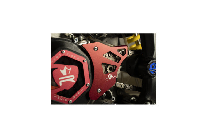 KR810F Sprocket Guard KRM AM6 Red