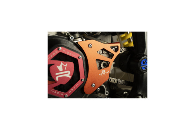 KR827F KRM Derbi Orange Sprocket Guard