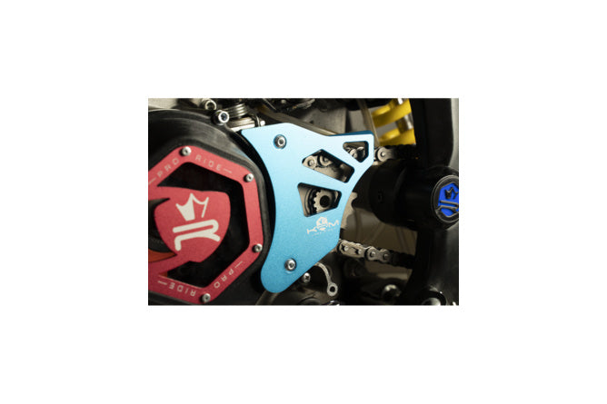 KR828F Protezione pignone KRM Derbi turchese