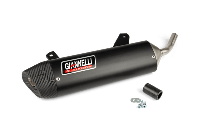 GIA34094HF/BK Scarico silenziatore Giannelli Enduro nero Vent Derapage E5