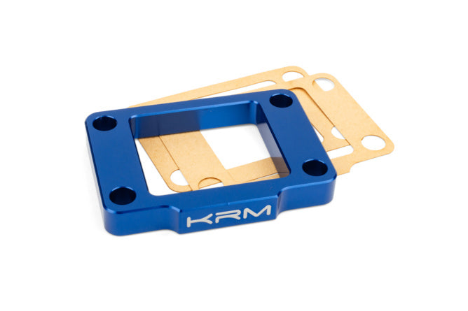 KR688F Distanziale valvola lamellare 10mm KRM AM6 blu scuro