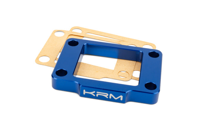 KR688F Distanziale valvola lamellare 10mm KRM AM6 blu scuro