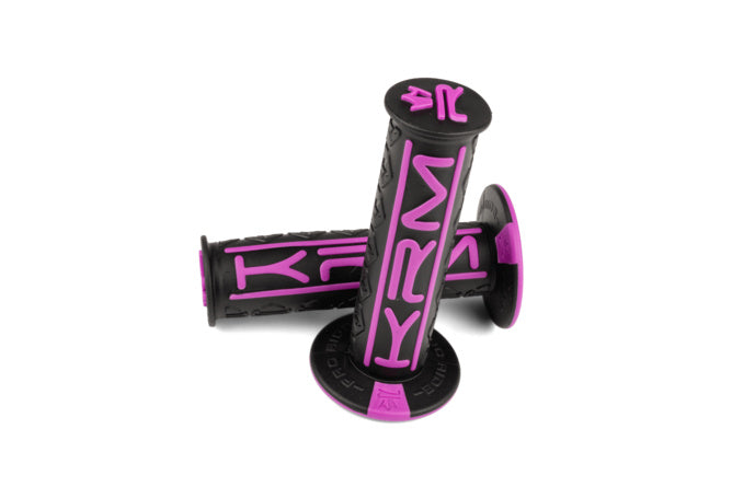 KR838F Manopole KRM Pro Ride nero / viola - Billaricambi SRLS