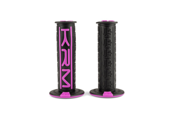 KR838F Manopole KRM Pro Ride nero / viola