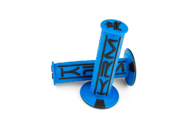 KR844F Manopole KRM Pro Ride blu / nero - Billaricambi SRLS
