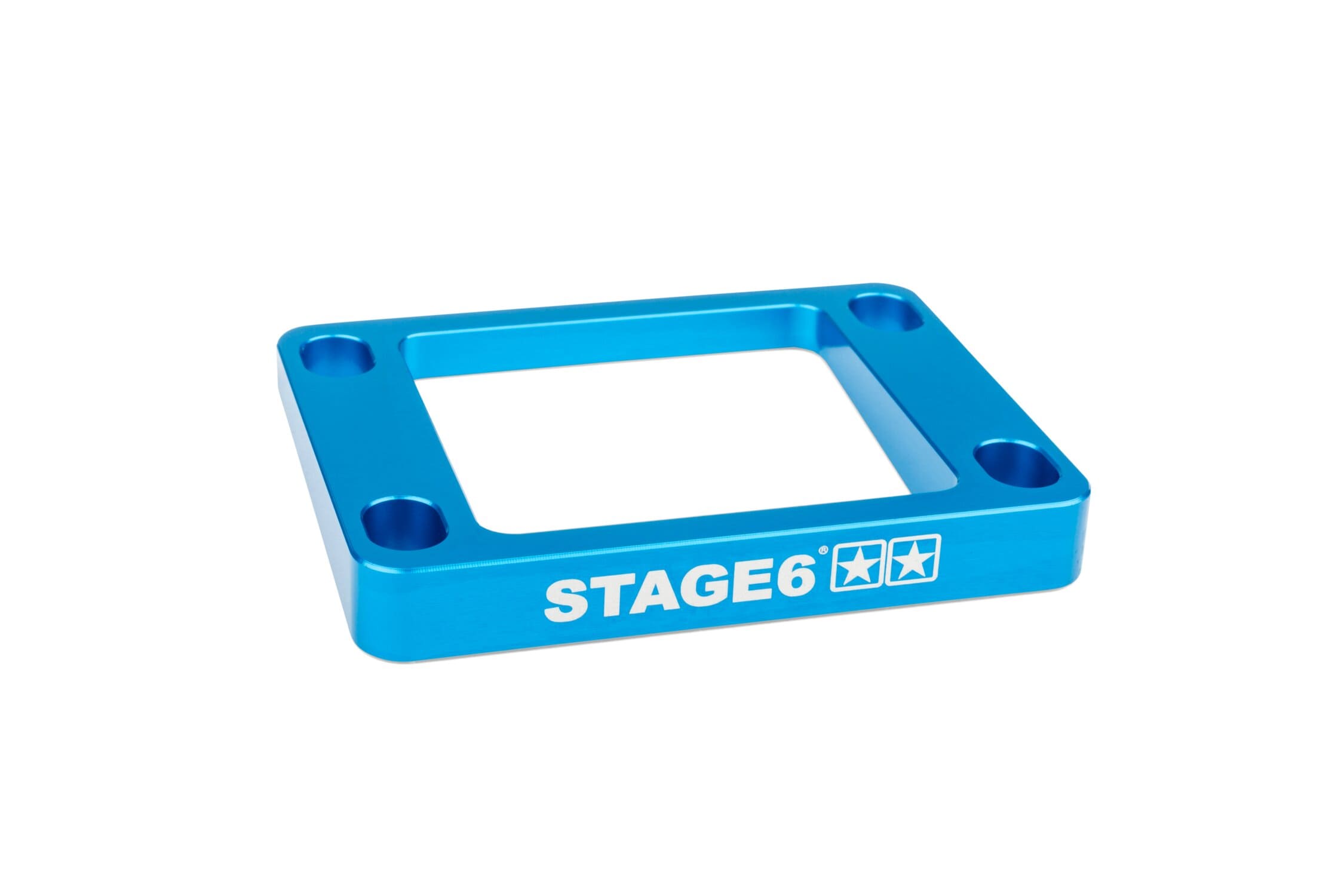 S6-3318811/BL Distanziale valvola lamellare inclinato 5° AM6 / Derbi Stage6 Blu, COD: S6-3318811/BL