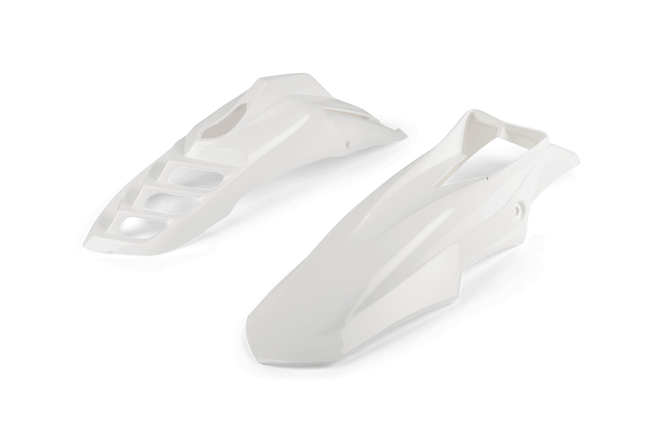 STR-999.01/WH Parafango anteriore Supermoto bianco, COD: STR-999.01/WH