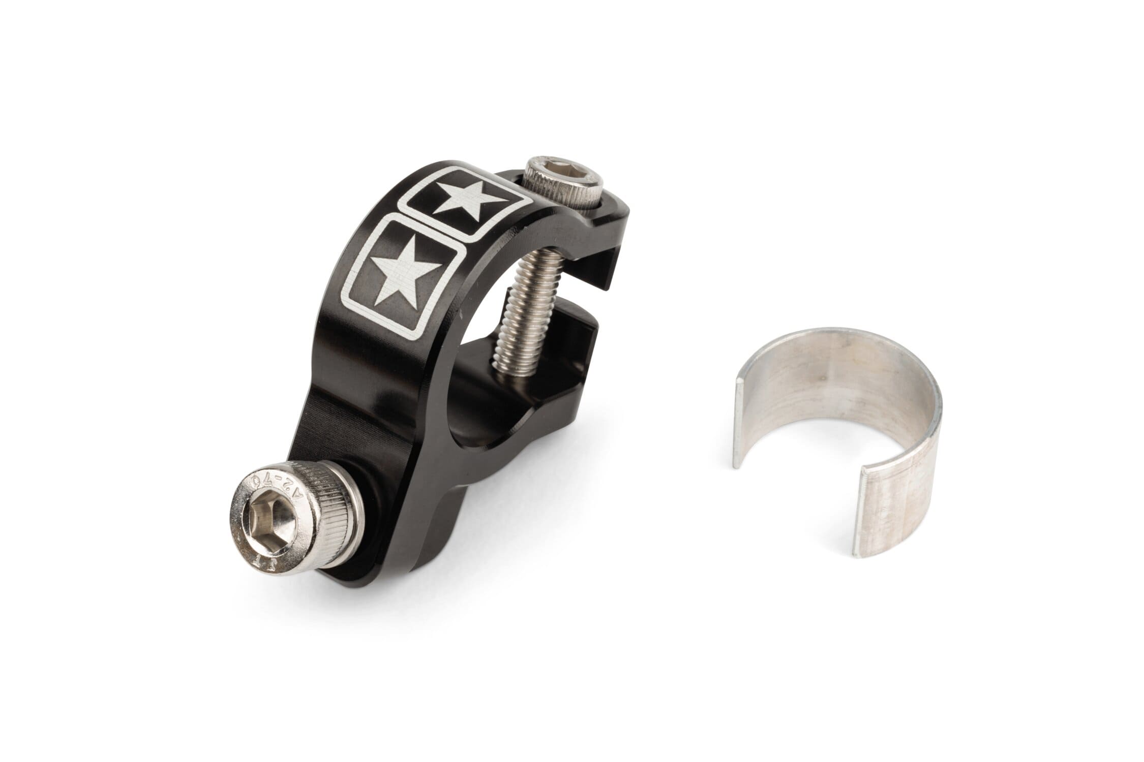 S6-SSP911/BK Morsetto scarico Stage6 Alu CNC Nero, COD: S6-SSP911/BK