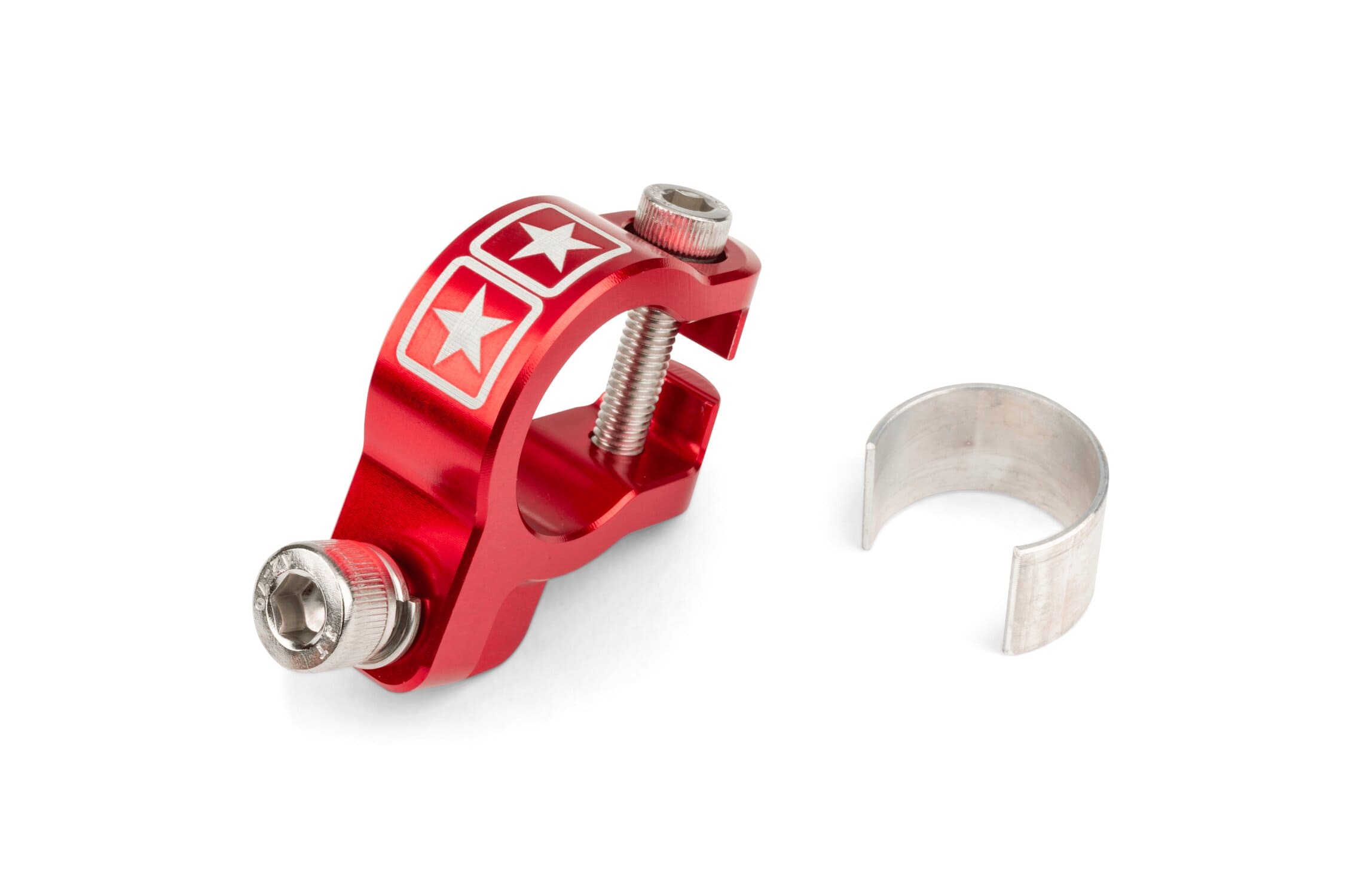 S6-SSP911/RE Morsetto scarico Stage6 Alu CNC Rosso, COD: S6-SSP911/RE