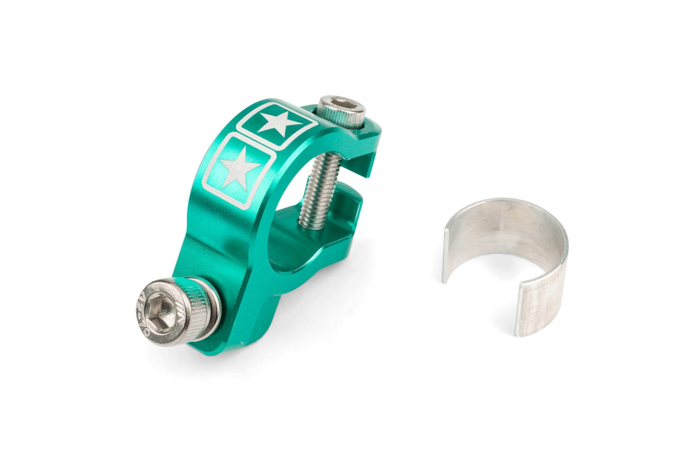 S6-SSP911/TU Morsetto scarico Stage6 Alu CNC Turchese, COD: S6-SSP911/TU