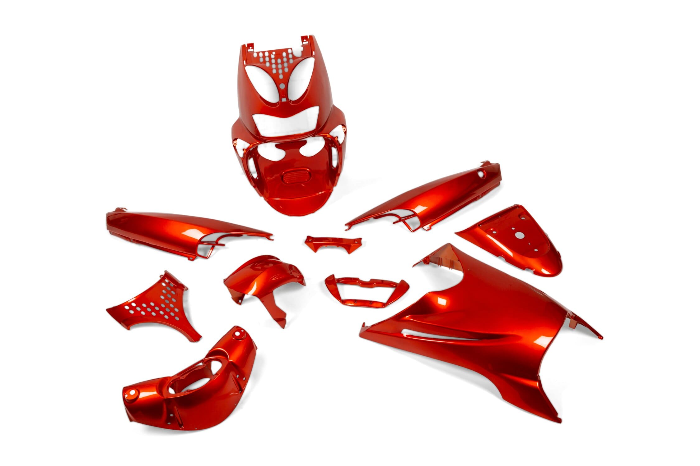 STR-970.01/OR Kit carena 11 pezzi Aprilia SR50 fino al 2010 Arancione, COD: STR-970.01/OR