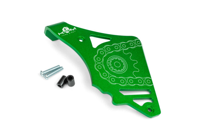 KR802F Sprocket guard with green clutch link stop