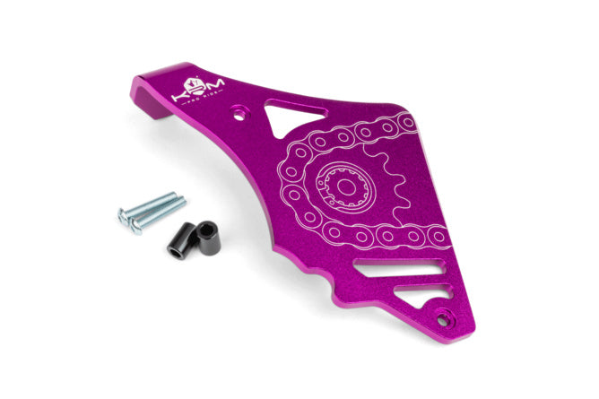 KR804F Sprocket guard with clutch rod stop purple