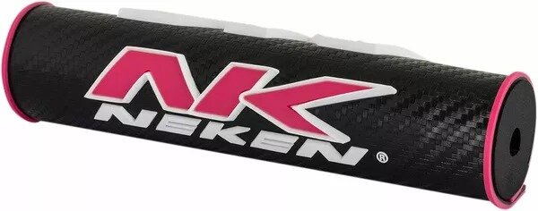 NEK-PADCL-3D-BKPK Paracolpi manubrio Neken 3D Nero / Rosa (L.245mm)
