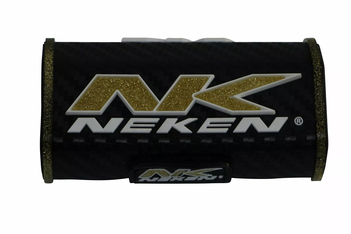NEK-PADEND-3D-BKGD Paracolpi manubrio senza traversino Neken 3D Enduro Nero / Oro