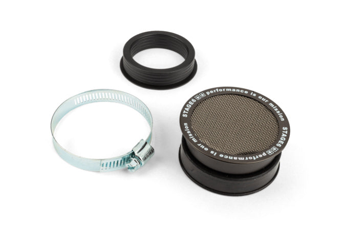 S6-35040/BK Cornetto aspirazione con griglia D.46 - 55mm Stage6 Nero - Billaricambi SRLS