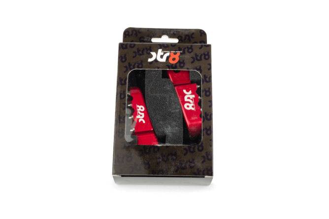 STR-220.21/RE Poggiapiedi passagero Derbi STR8 CNC Rosso (Set)