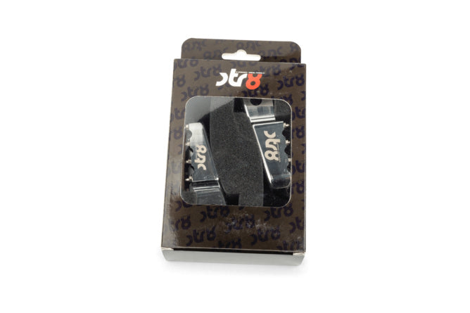 STR-220.21/SI Poggiapiedi passeggero Derbi STR8 CNC Grooves (set)