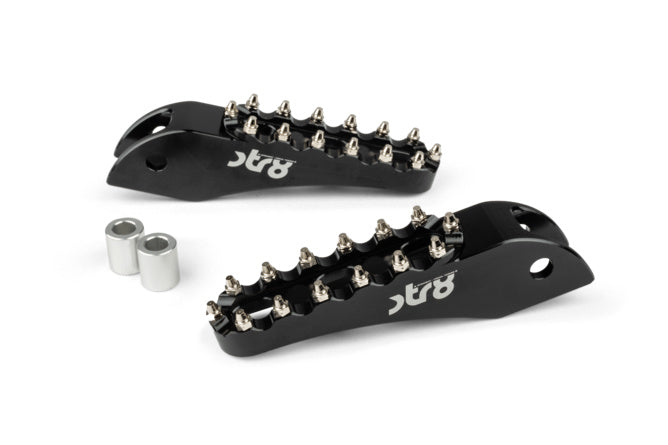 STR-220.23/BK Poggiapiedi passagero Rieju MRT STR8 CNC Nero (Set)