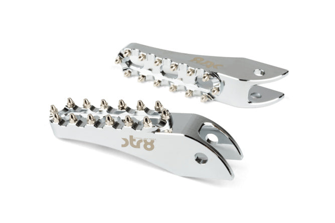 STR-220.23/SI Poggiapiedi passeggero Rieju MRT STR8 CNC Grooves (set)