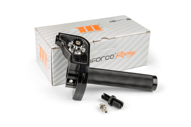MF45.00016/BK Comando gas rapido MotoForce Racing CNC alluminio Nero - Billaricambi SRLS