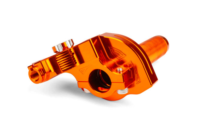 MF45.00016/OR Comando gas rapido MotoForce Racing CNC alluminio Arancione